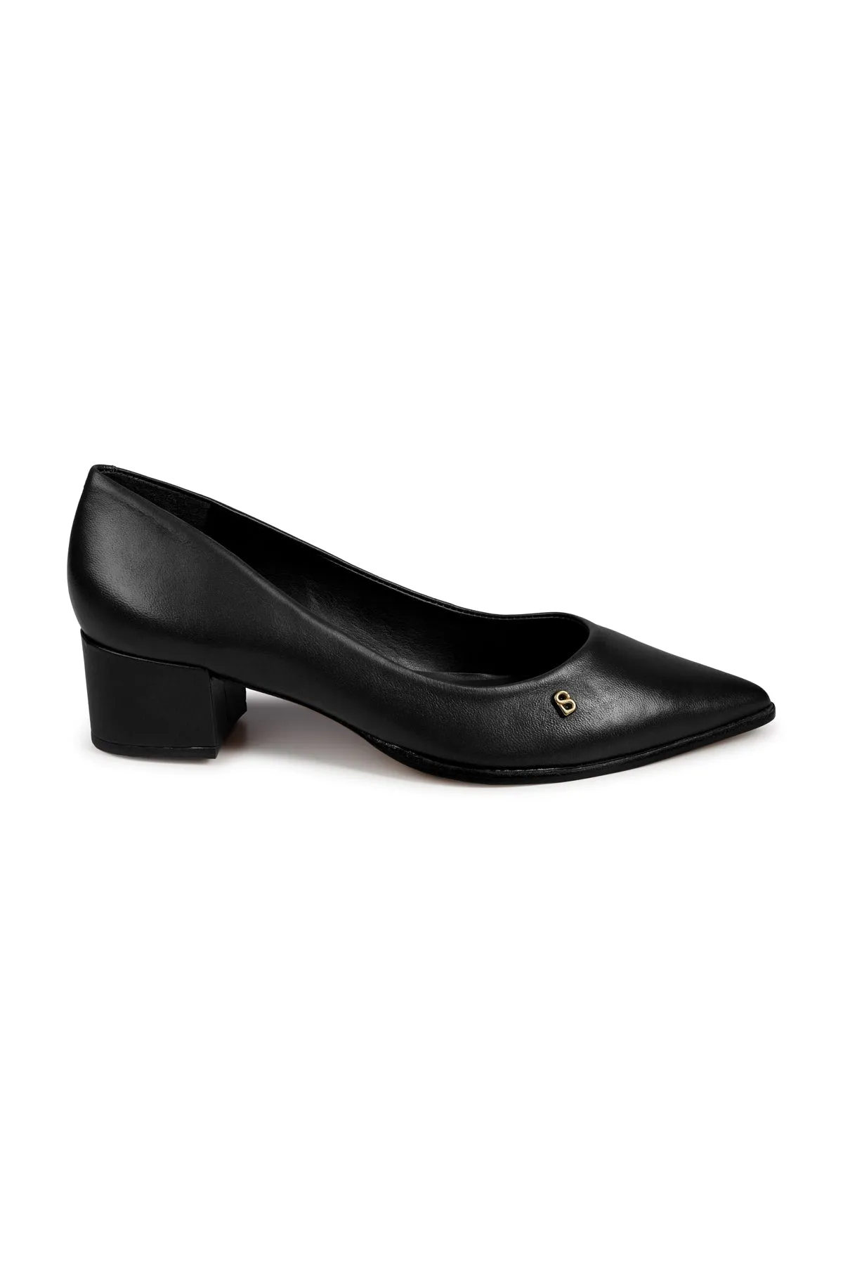 Alba Block Heels - Black