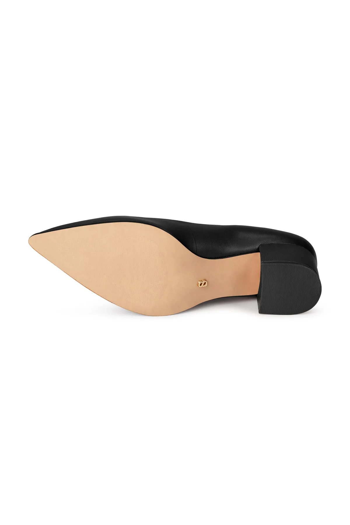 Alba Block Heels - Black