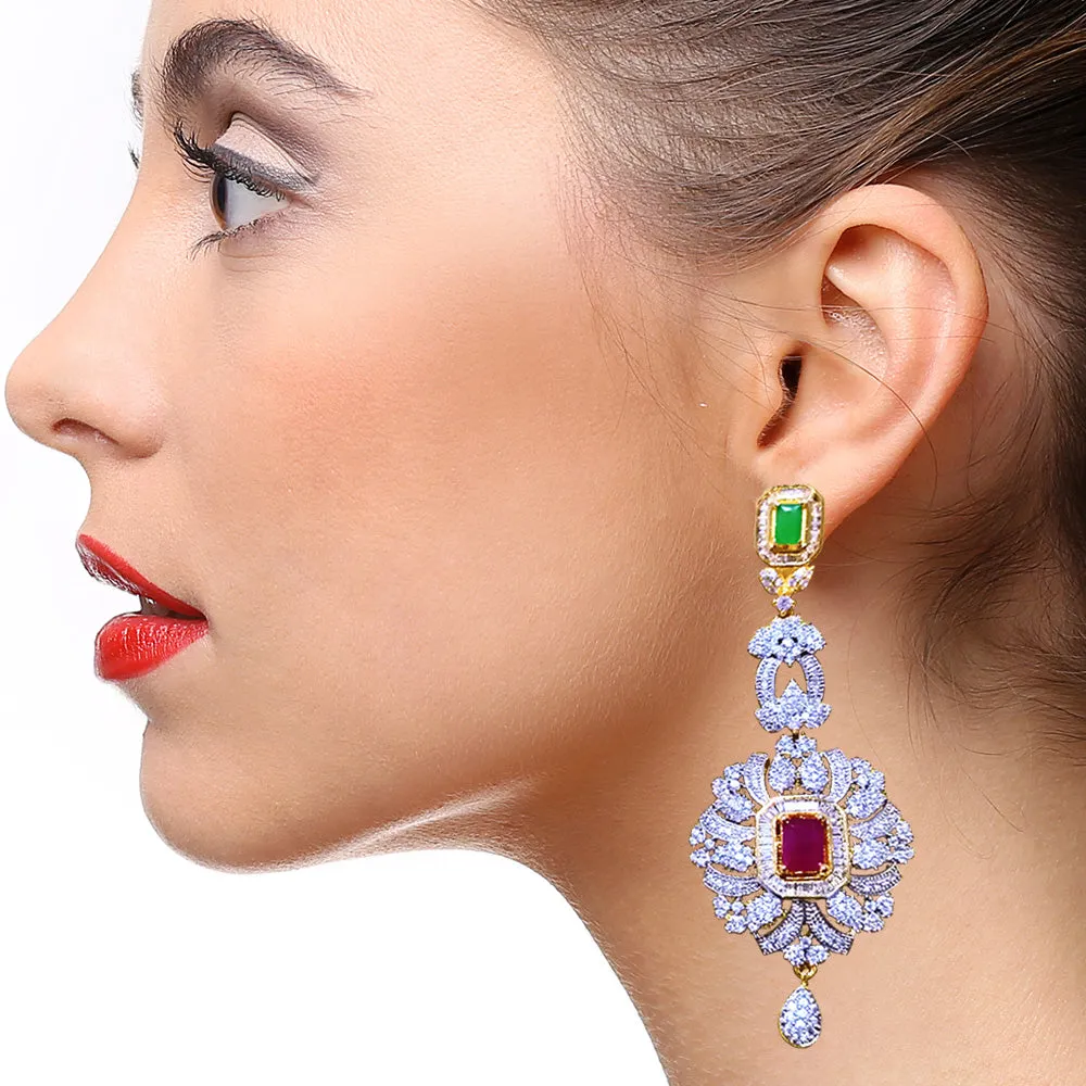 American Diamond Designer Earring (E39)