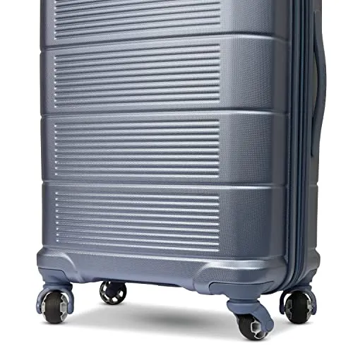 American Tourister Stratum 2.0 Expandable Hardside Luggage, Slate Blue, Carry-on