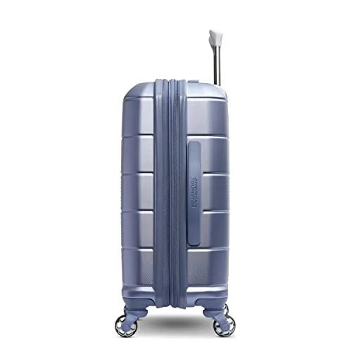 American Tourister Stratum 2.0 Expandable Hardside Luggage, Slate Blue, Carry-on
