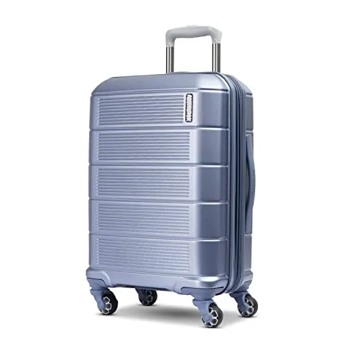 American Tourister Stratum 2.0 Expandable Hardside Luggage, Slate Blue, Carry-on