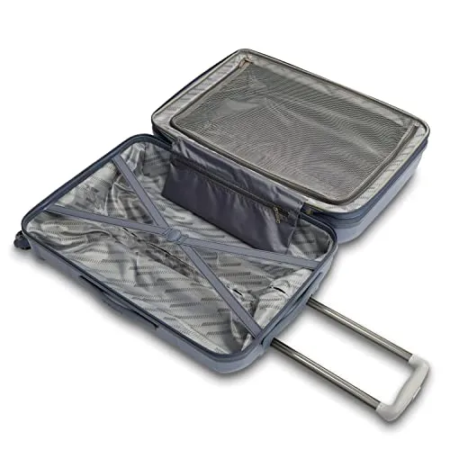American Tourister Stratum 2.0 Expandable Hardside Luggage, Slate Blue, Carry-on