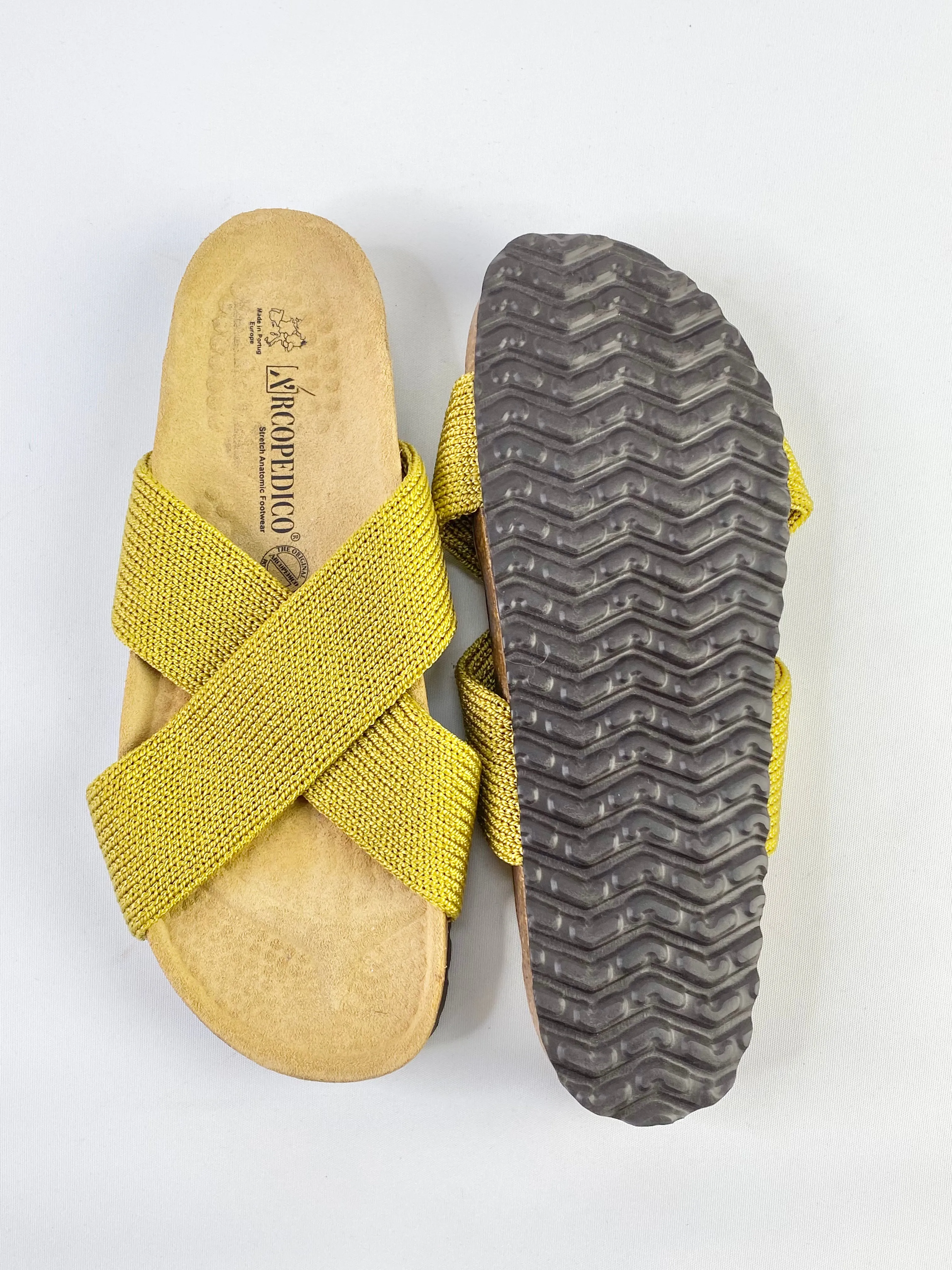 Arcopedico Mustard Strap Sandals - EU40