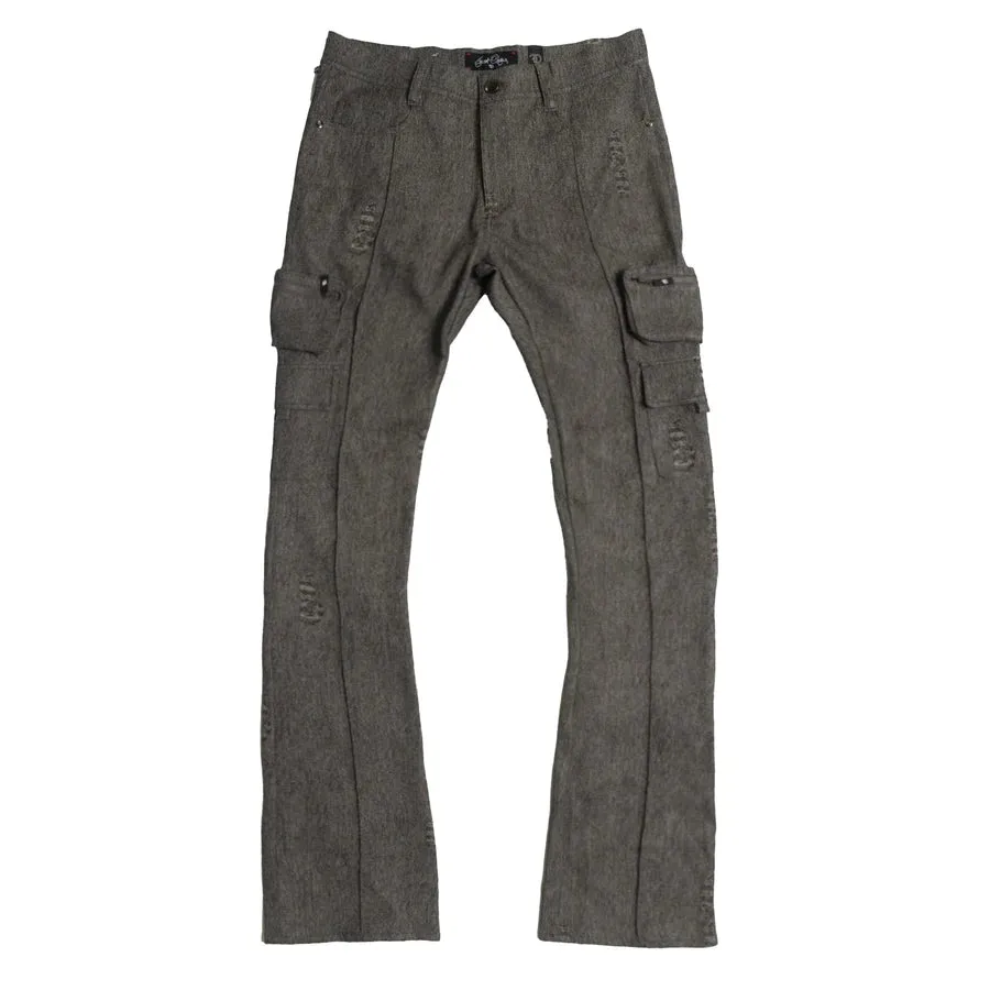 Casa De Pu Stacked Pants - Black