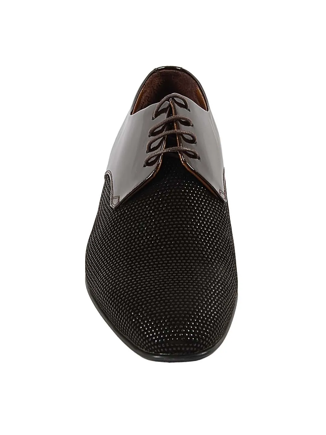 Franco Gabbani Patent Leather Brown Dress Shoe By HITZ