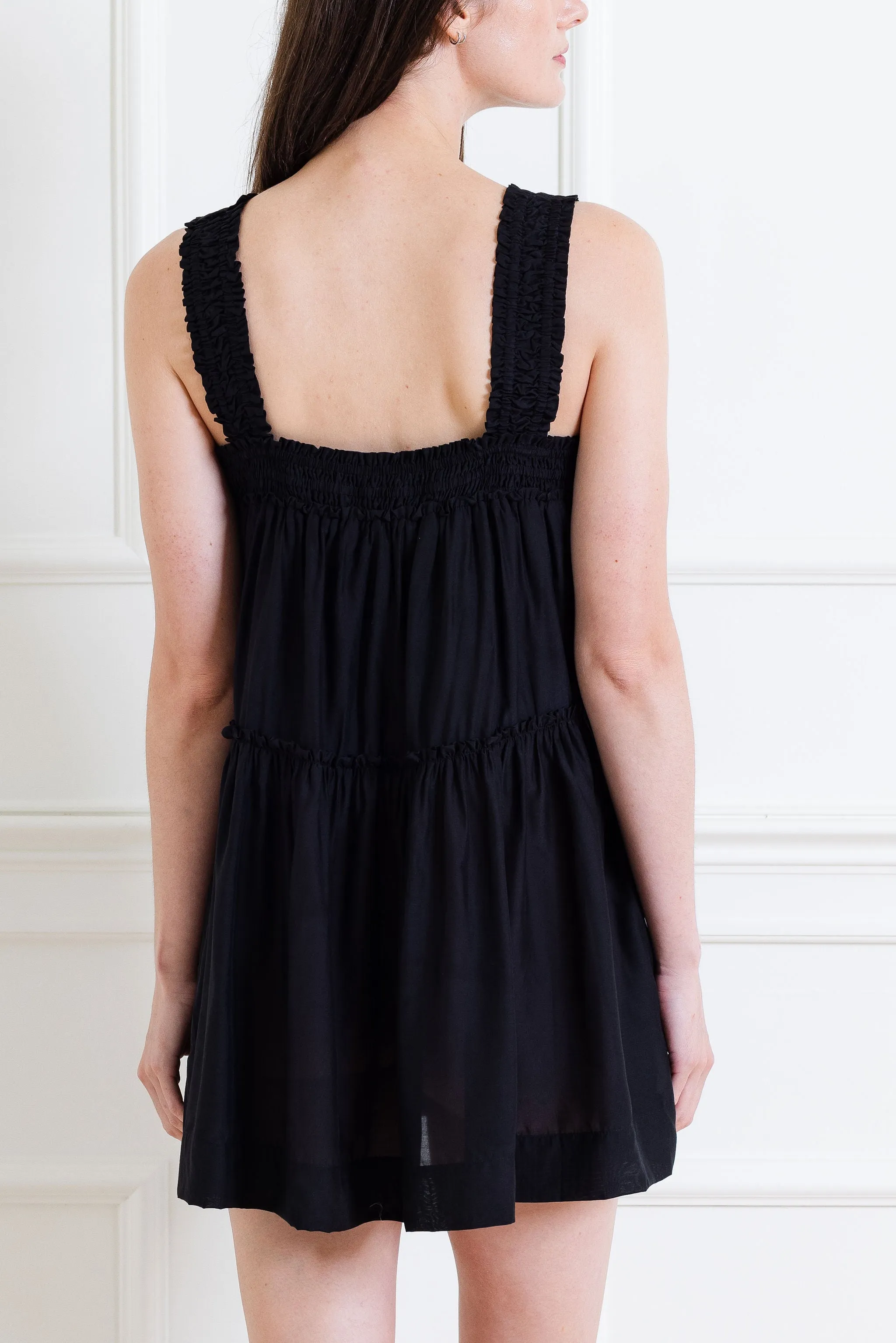 Gathered Mini Dress
