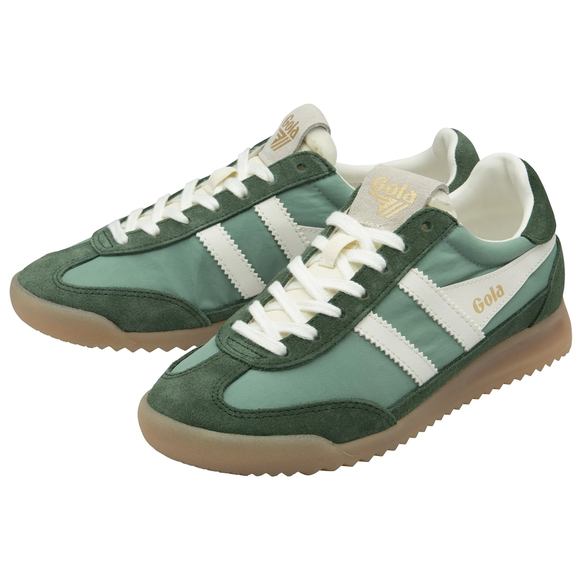 Gola Firefly Sneaker  CLB577  Green Mist; Evergreen/Off White
