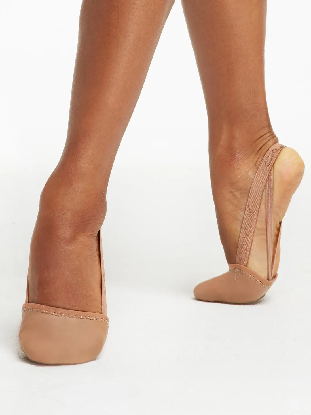 H062 - Capezio Leather Piroutte II Half Sole Turner Lyrical Shoes