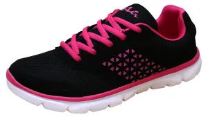 Han's Women's Woven Breathable Print Platform Fashion Trainer Sneaker