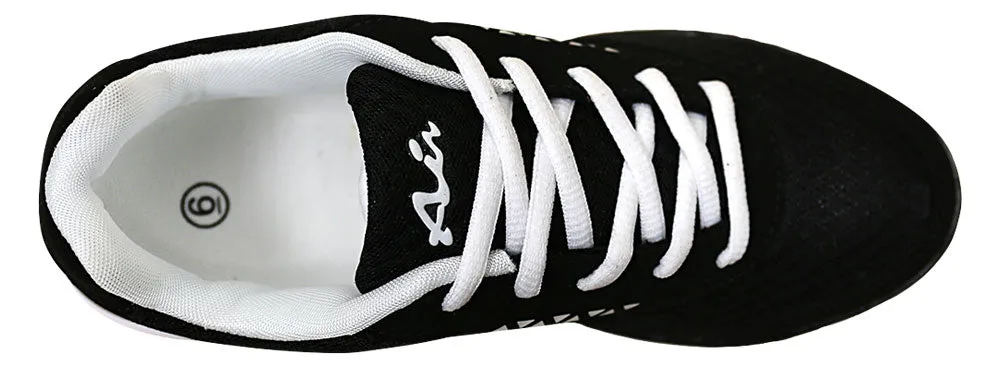 Han's Women's Woven Breathable Print Platform Fashion Trainer Sneaker