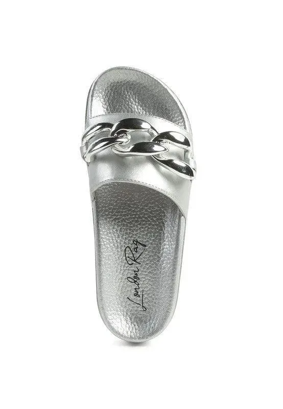 Ishtar Metallic Chain Metal Slides