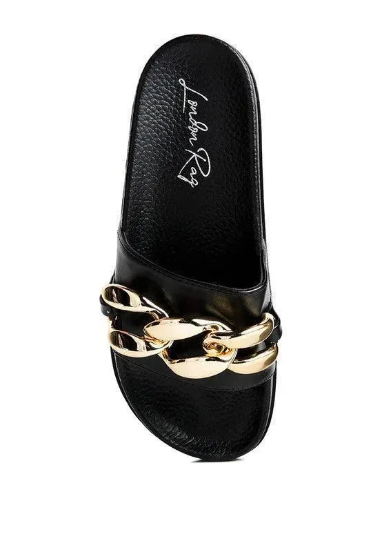 Ishtar Metallic Chain Metal Slides