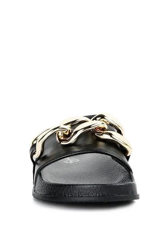 Ishtar Metallic Chain Metal Slides