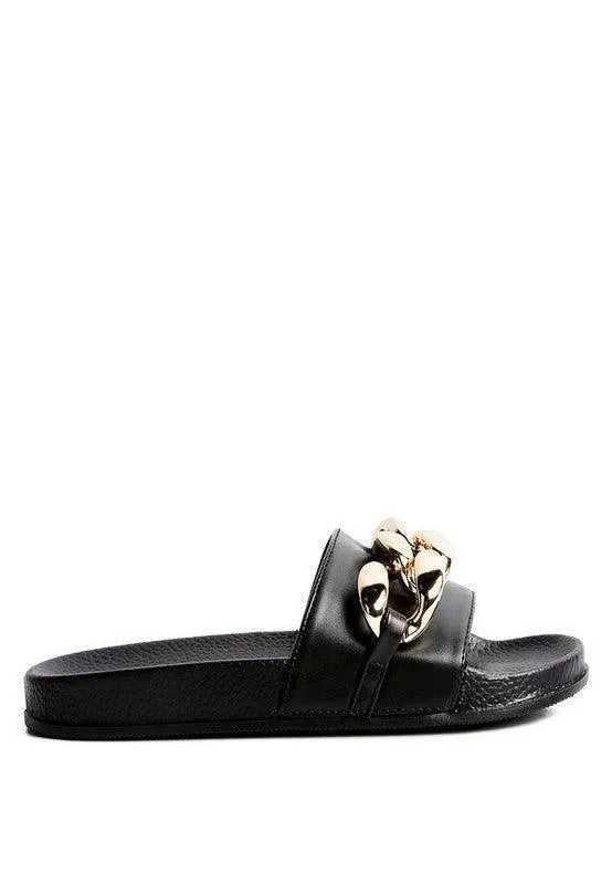 Ishtar Metallic Chain Metal Slides