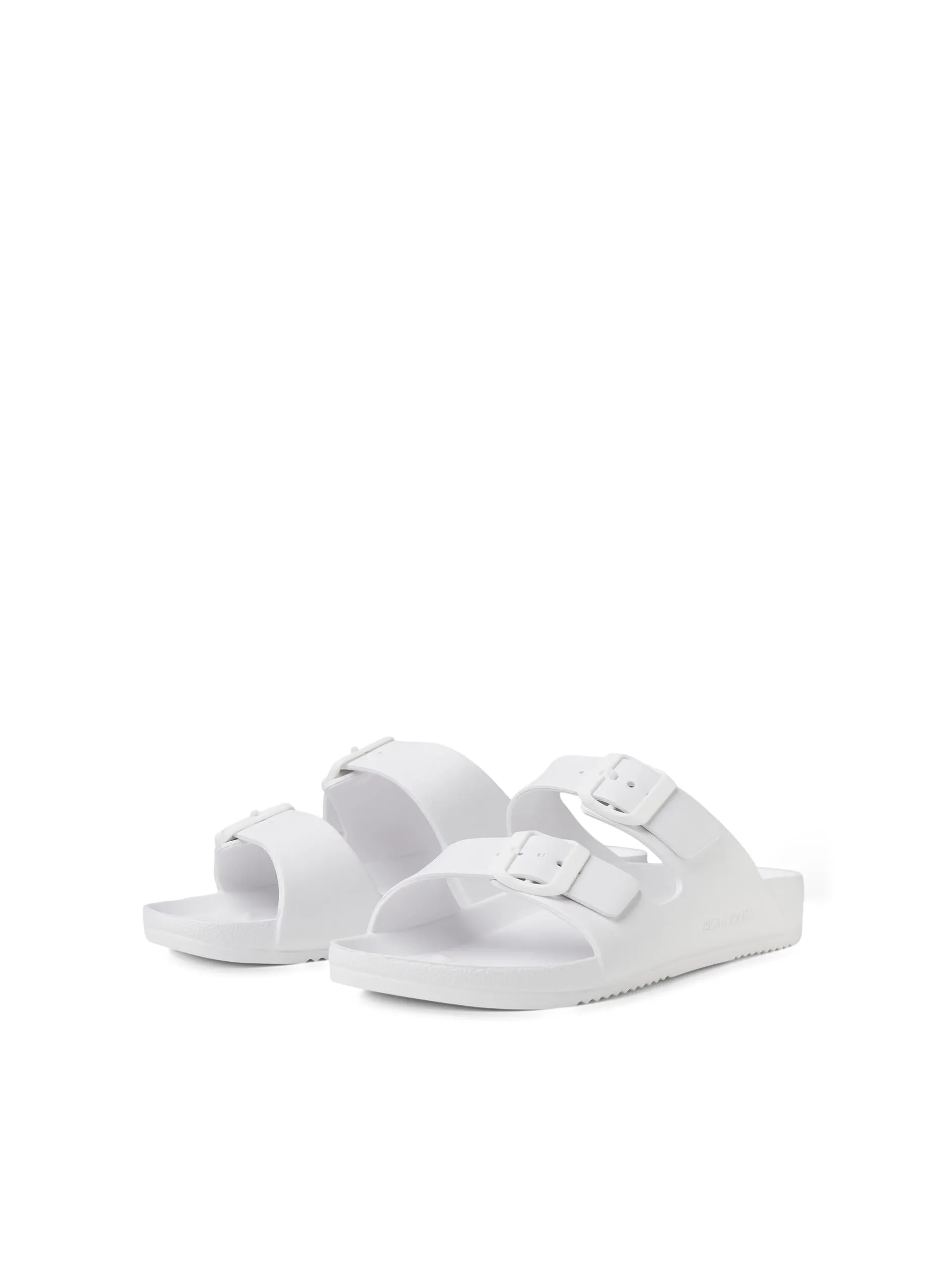 Jack & Jones Croxton Moulded Slider Sandals White