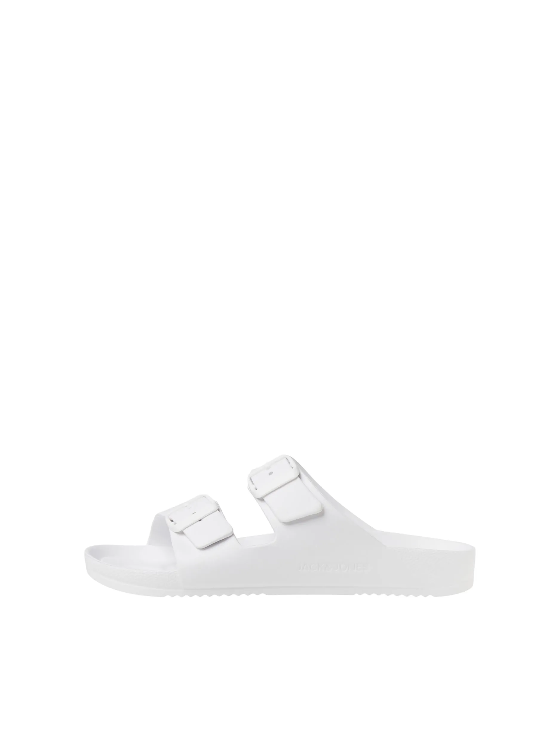 Jack & Jones Croxton Moulded Slider Sandals White
