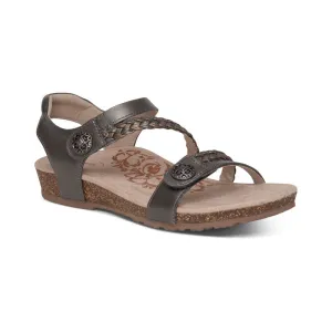 JILLIAN GUNMETAL Q BRAID