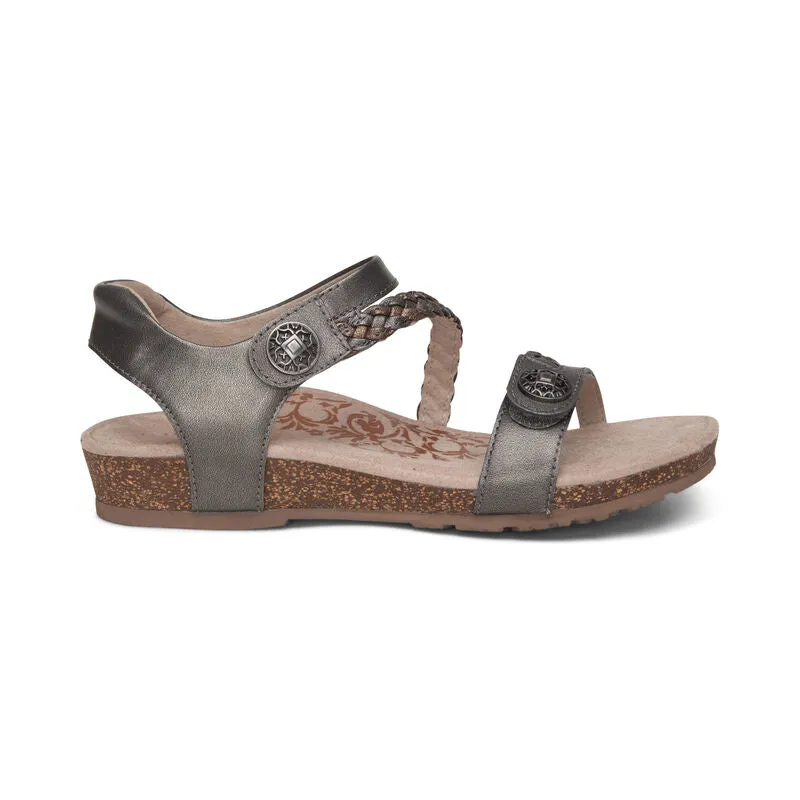 JILLIAN GUNMETAL Q BRAID