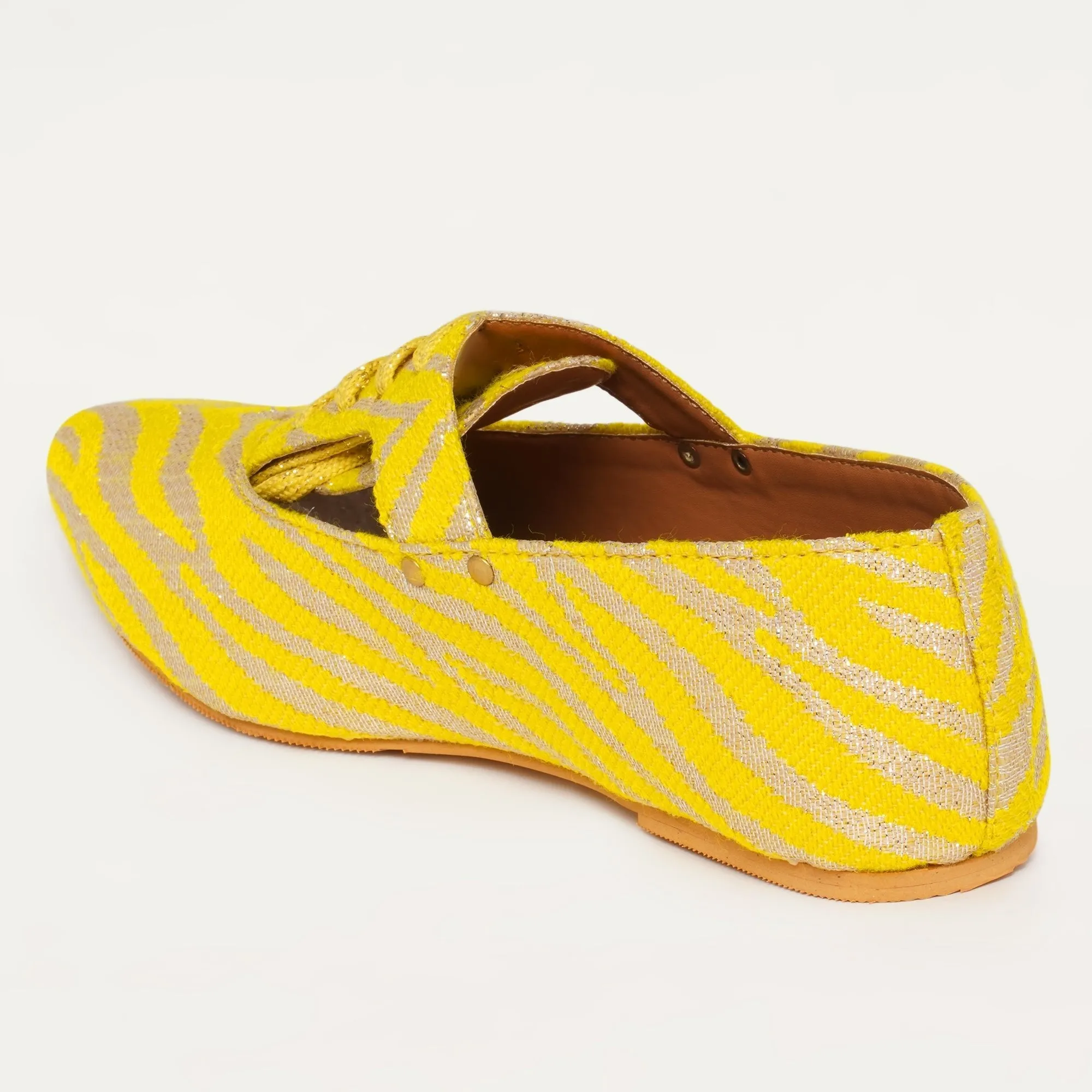 Juliet Oxfords in Yellow