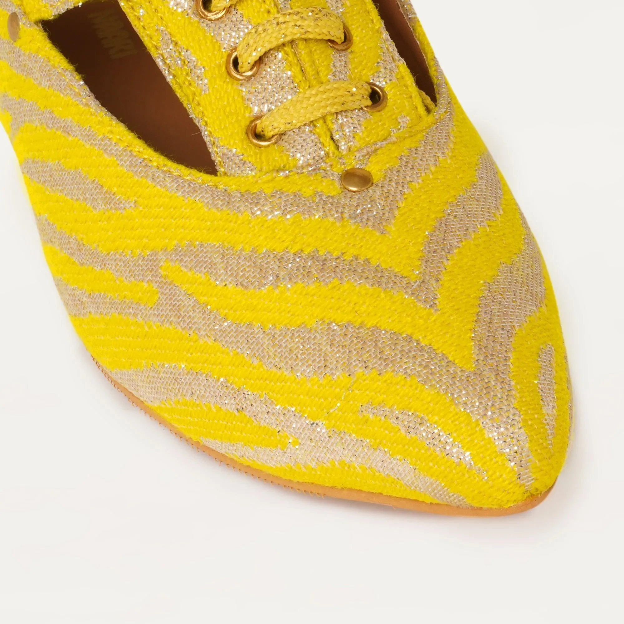 Juliet Oxfords in Yellow