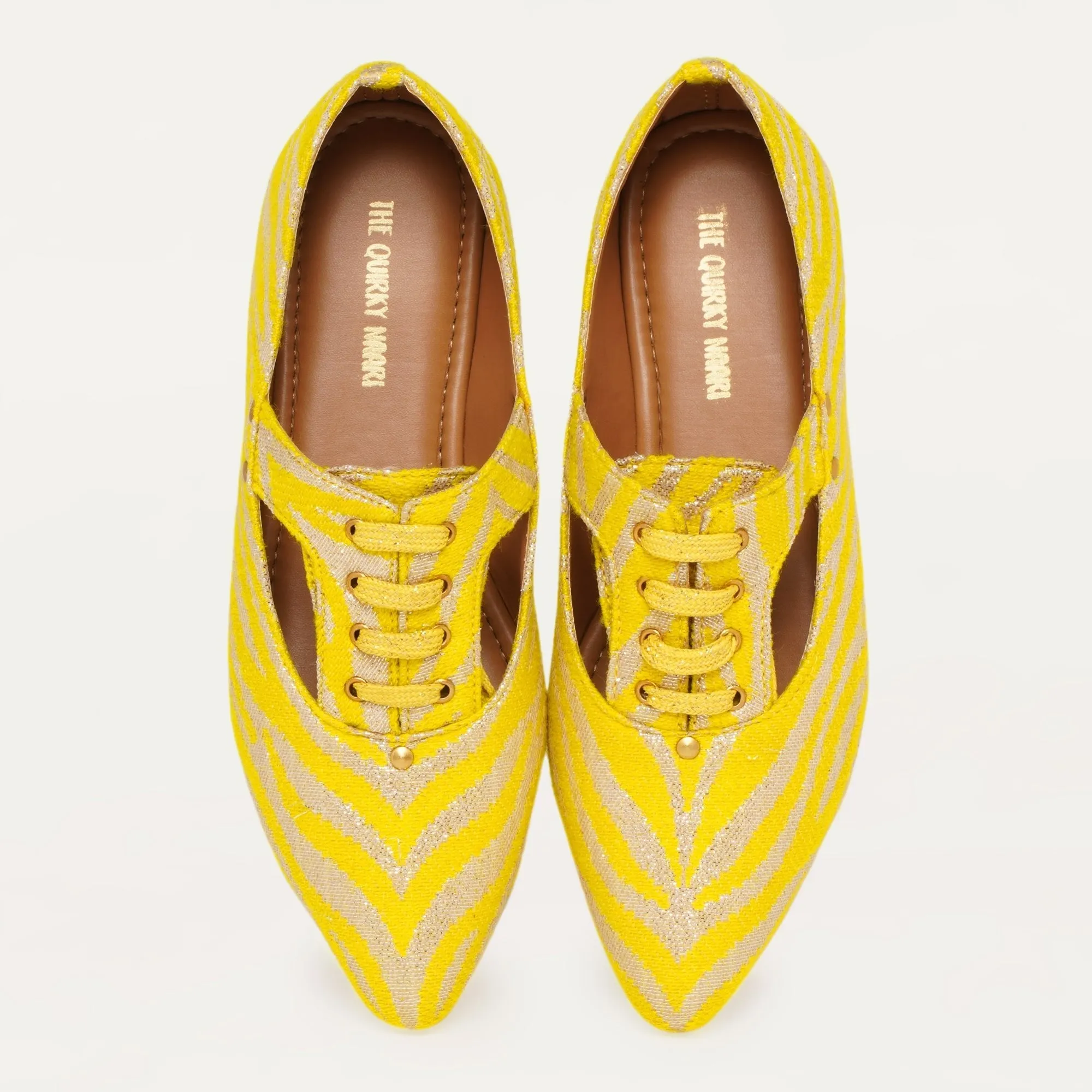 Juliet Oxfords in Yellow