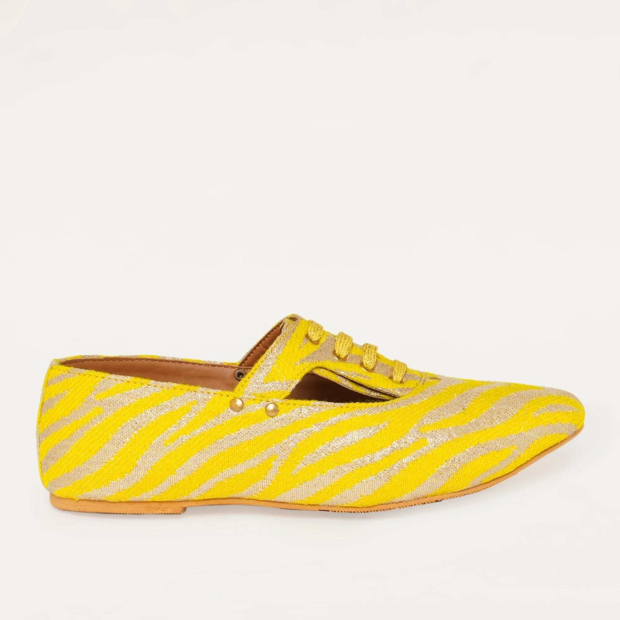 Juliet Oxfords in Yellow