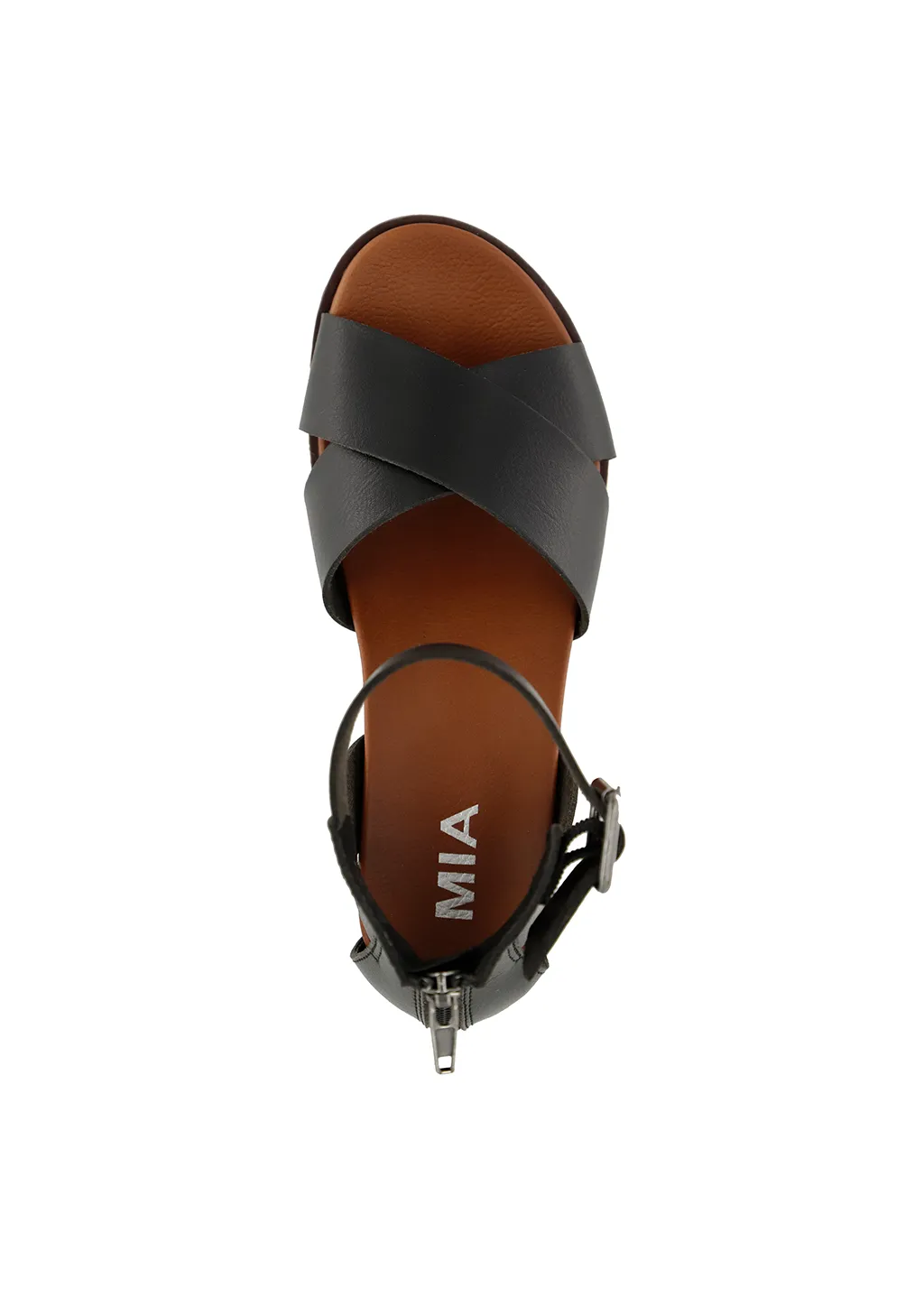 Lauri Black Wedge Sandal