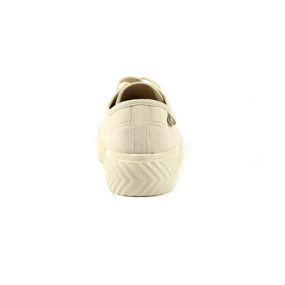 Lazy Dogz Jayne Beige Lace Up Trainers DLD002 BG
