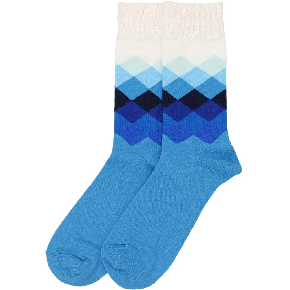 Men's Blue Diamond Cascade Socks