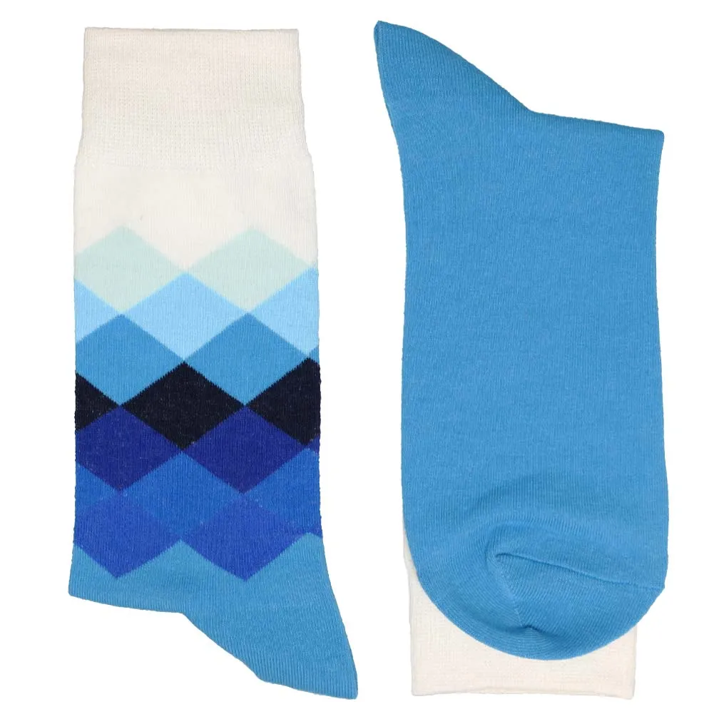 Men's Blue Diamond Cascade Socks