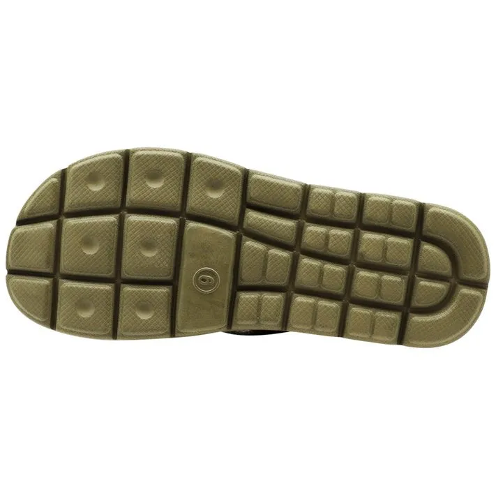 Mens Memory Foam Olive/Brown