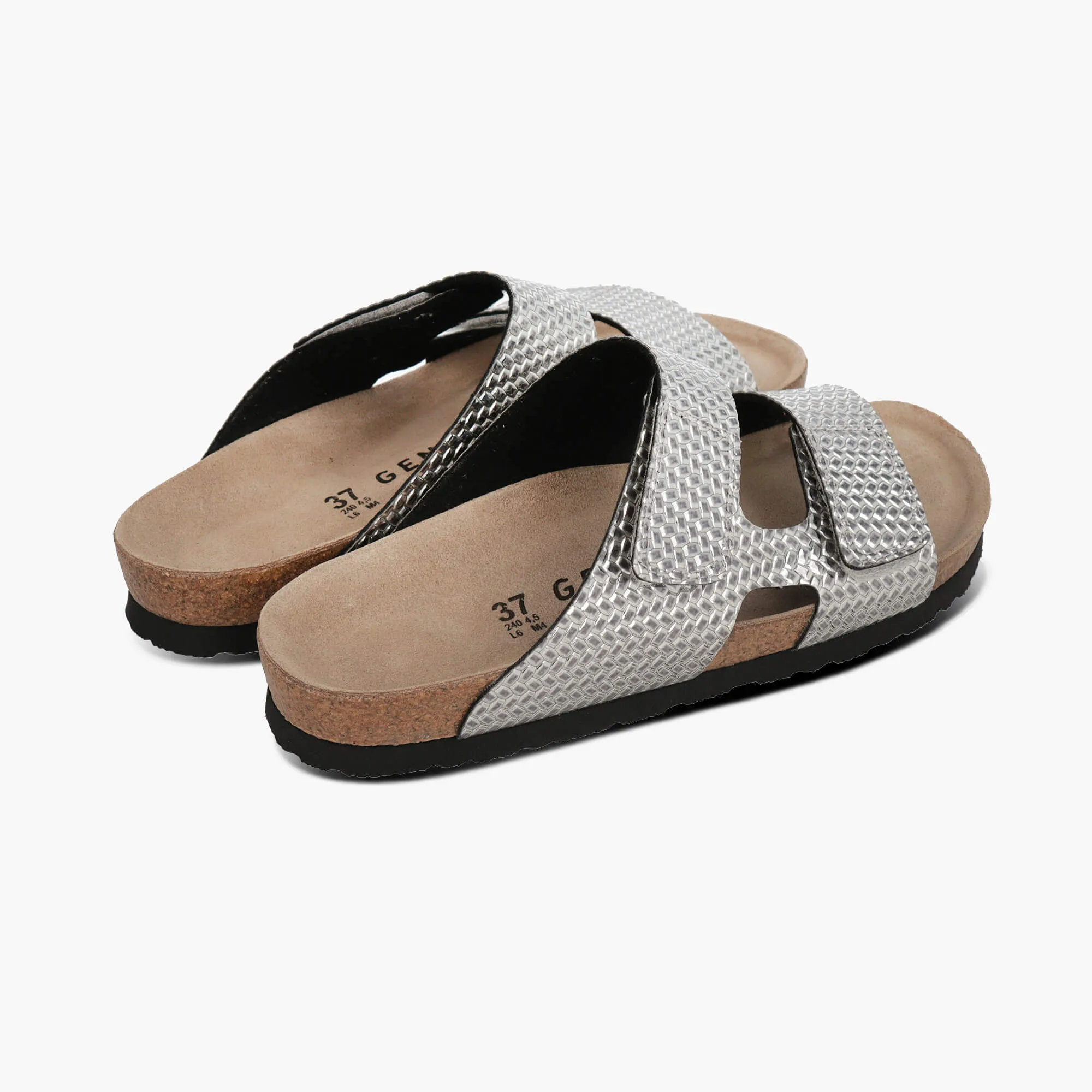 Miami Silver Sandals