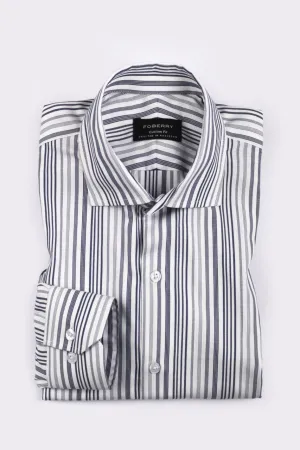 Multi Grey Stripes Shirt
