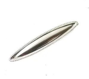 Oblong Beaded Edge Stock Pin