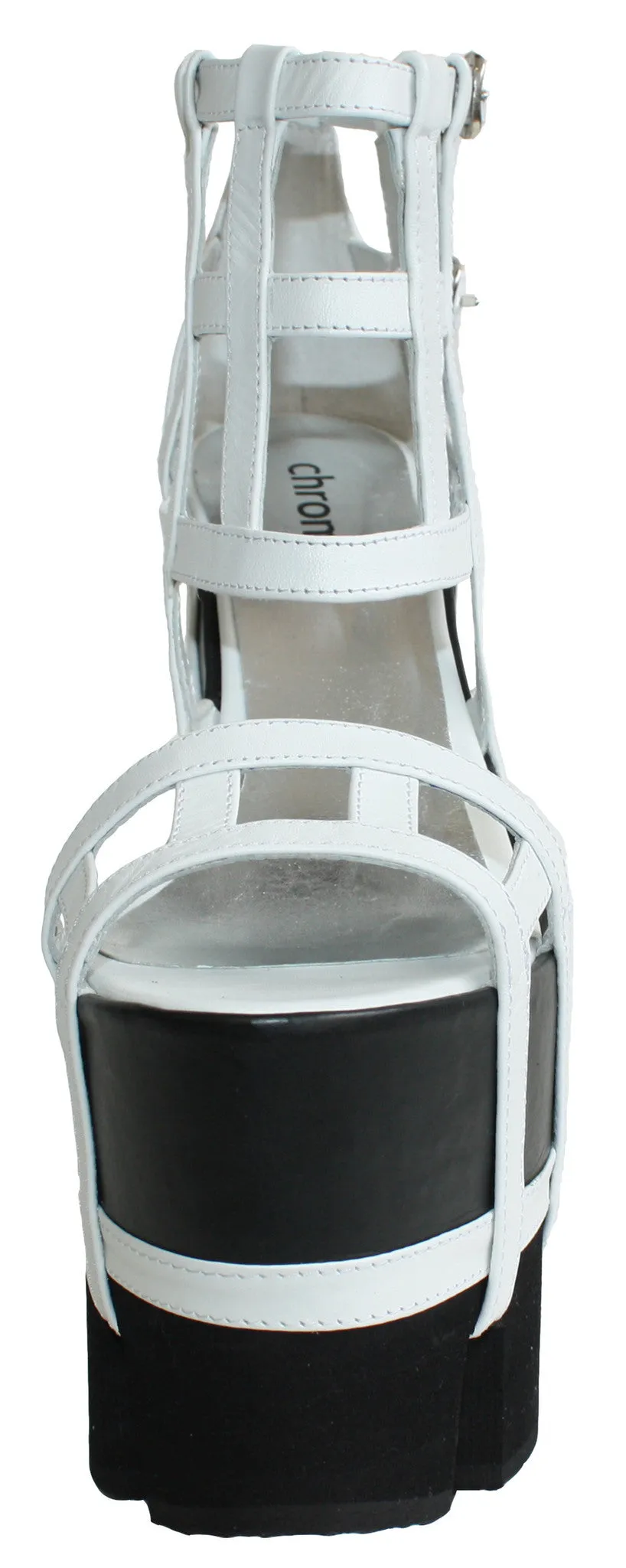 Orthogonal Wedge Sandal - White