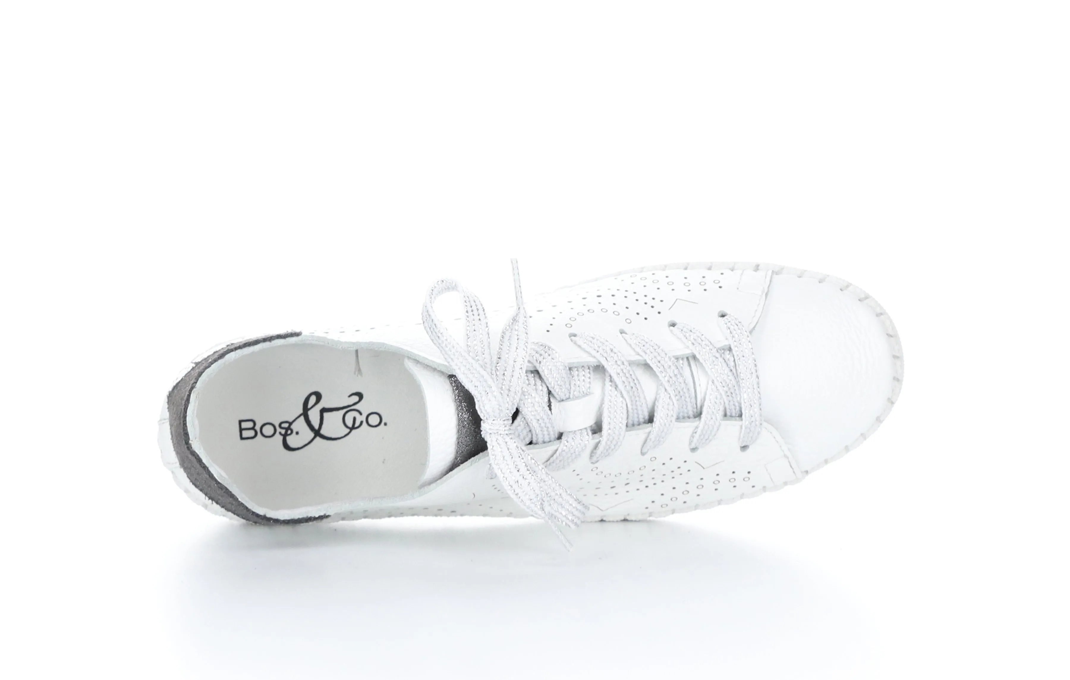 OXLEY White Lace-up Shoes