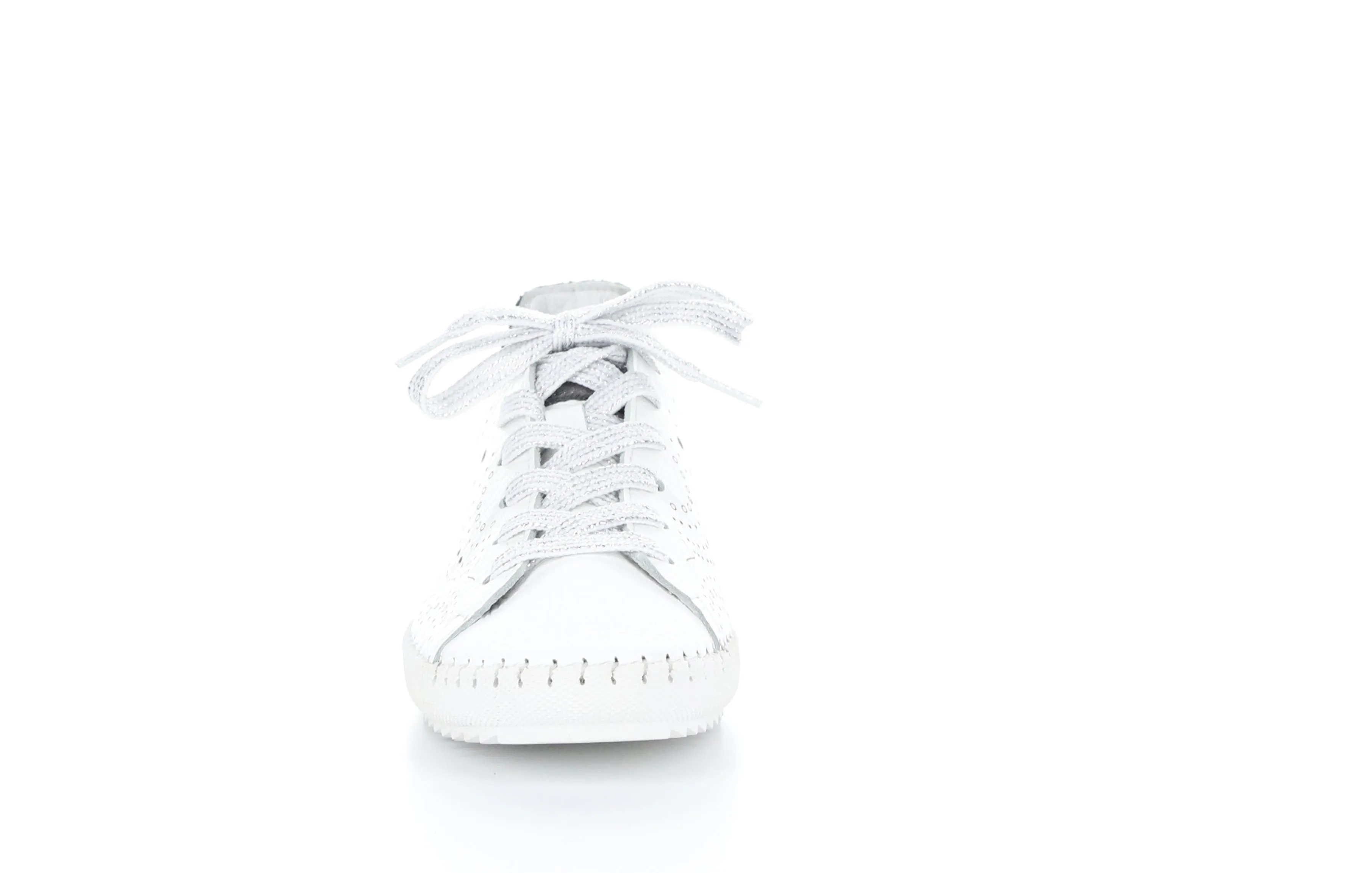 OXLEY White Lace-up Shoes