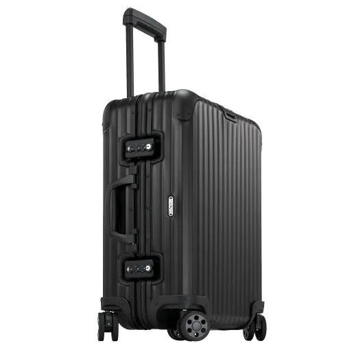 Rimowa Topas Stealth Multiwheel 21-inch - Elegant Black Anodised Aluminium, TSA Locks