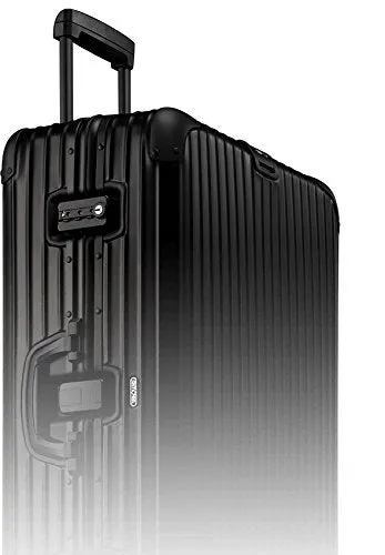 Rimowa Topas Stealth Multiwheel 21-inch - Elegant Black Anodised Aluminium, TSA Locks