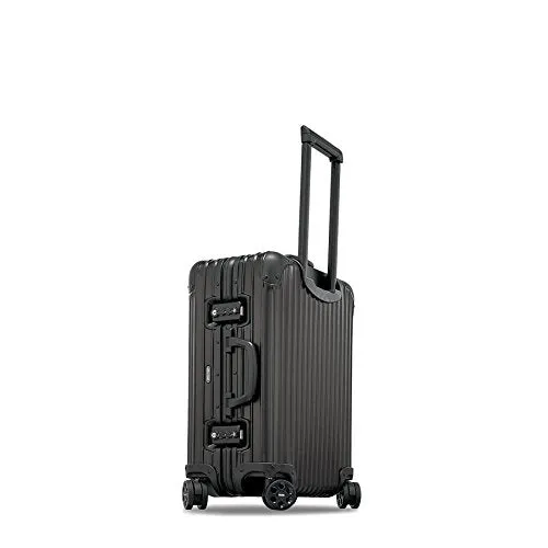Rimowa Topas Stealth Multiwheel 21-inch - Elegant Black Anodised Aluminium, TSA Locks