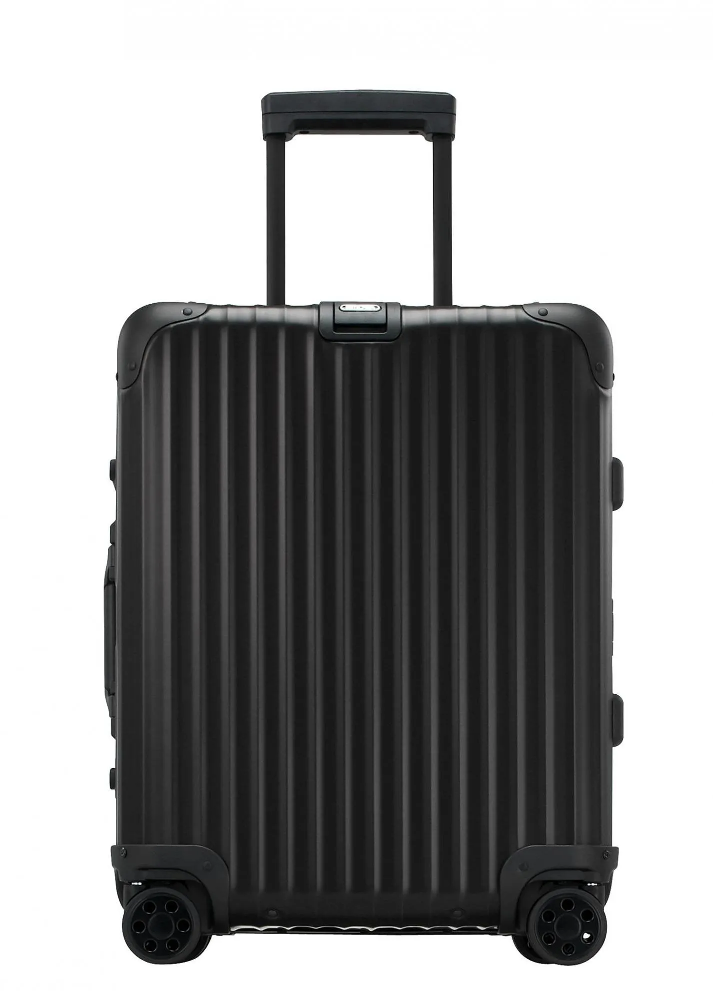 Rimowa Topas Stealth Multiwheel 21-inch - Elegant Black Anodised Aluminium, TSA Locks