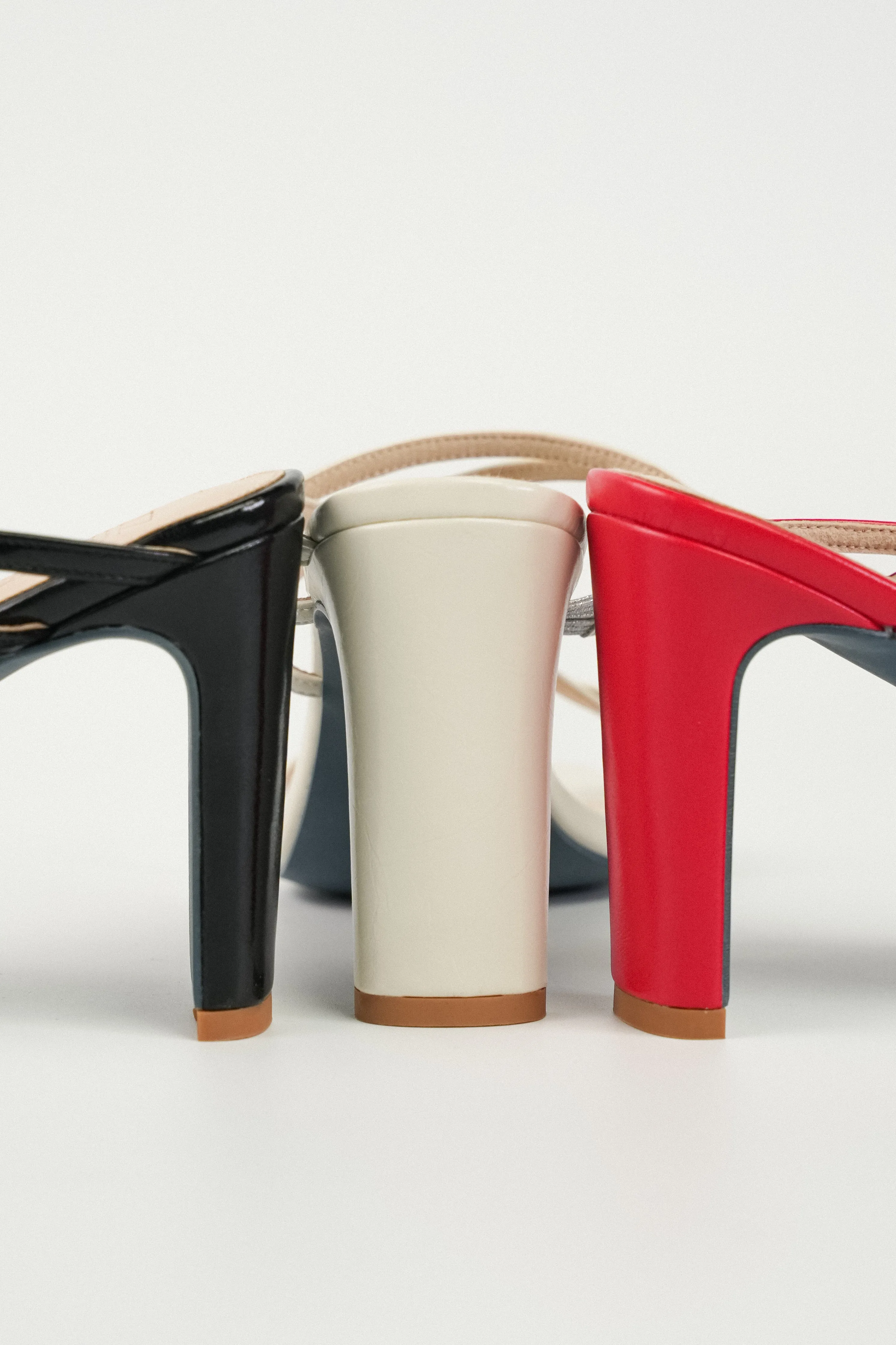 Ruby Strappy Heel Sandals (Off White)