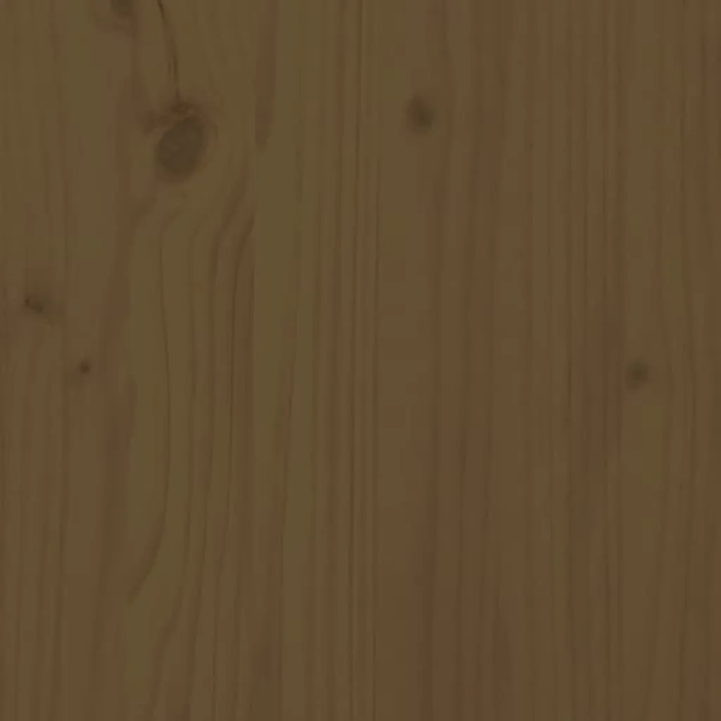 Shoe Cabinet Honey Brown 110x34x45 cm Solid Wood Pine