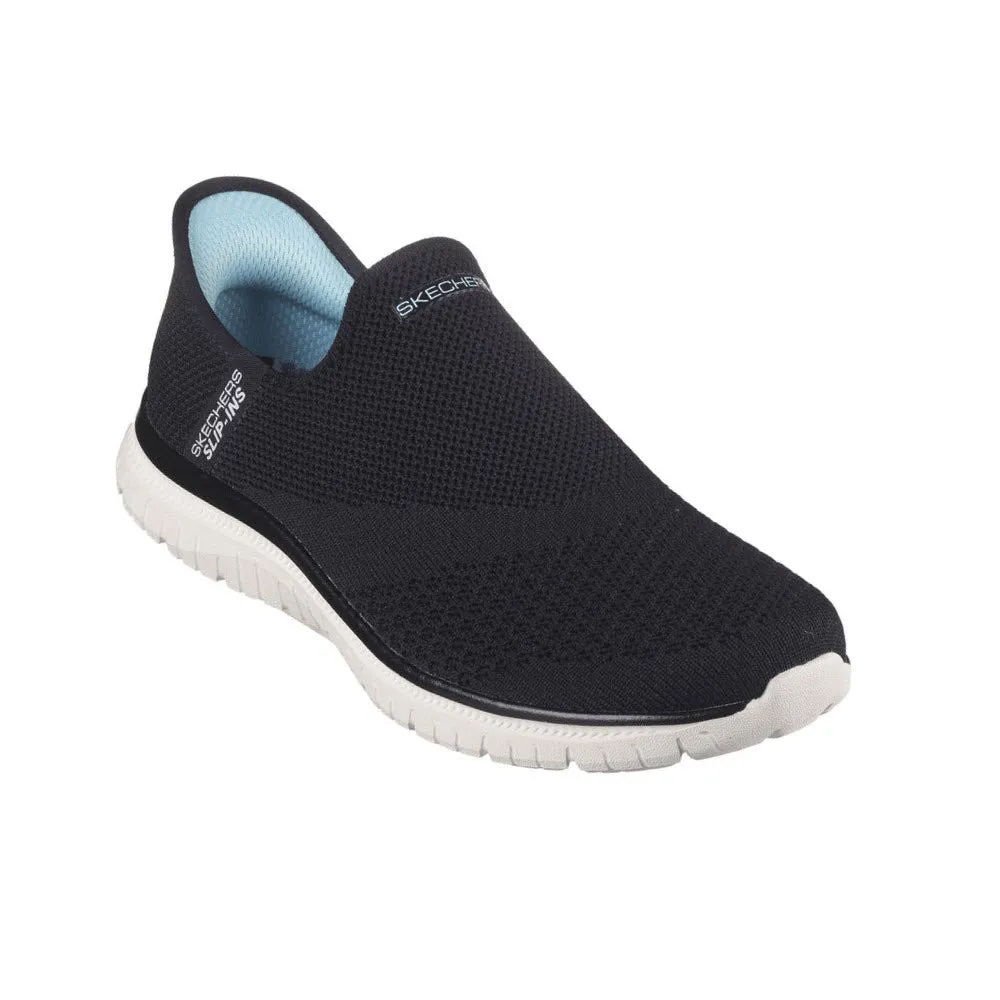 SKECHERS SLIP-INS VIRTUE SLEEK BLACK/WHITE - WOMENS