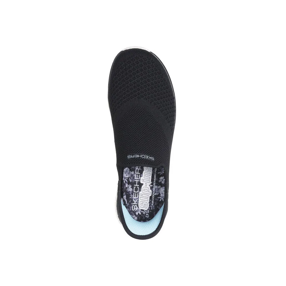 SKECHERS SLIP-INS VIRTUE SLEEK BLACK/WHITE - WOMENS