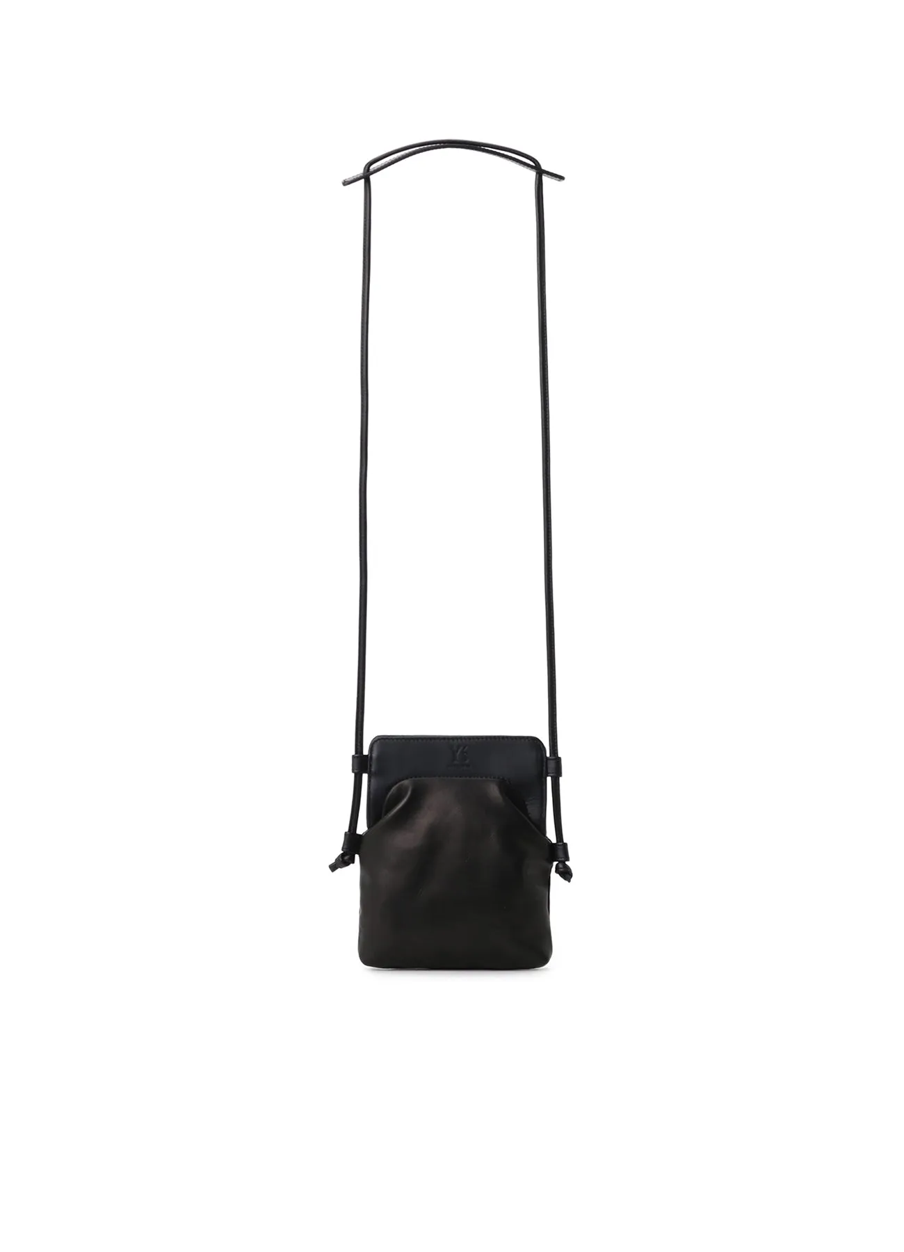 SMOOTH LEATHER COMBINATION CLASP BAG (S)