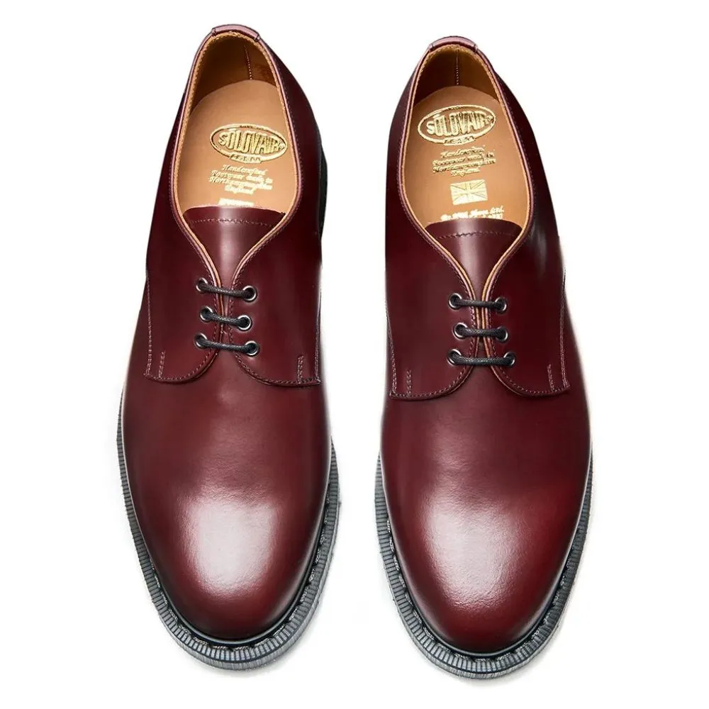 Solovair Gibson Shoe in Oxblood Hi-Shine