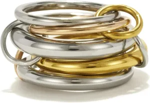 Trio Linked Ring, stackable Ring, Minimalism style for women, Never Tarnish