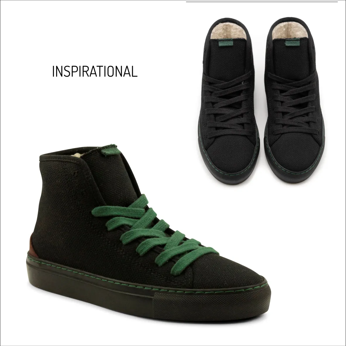 Vegan laces brown FLA008